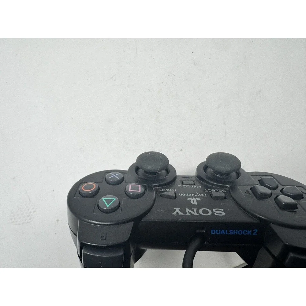 Playstation 2 PS2 OEM Sony Dualshock 2 Controller SCPH-10010(*** *Read)